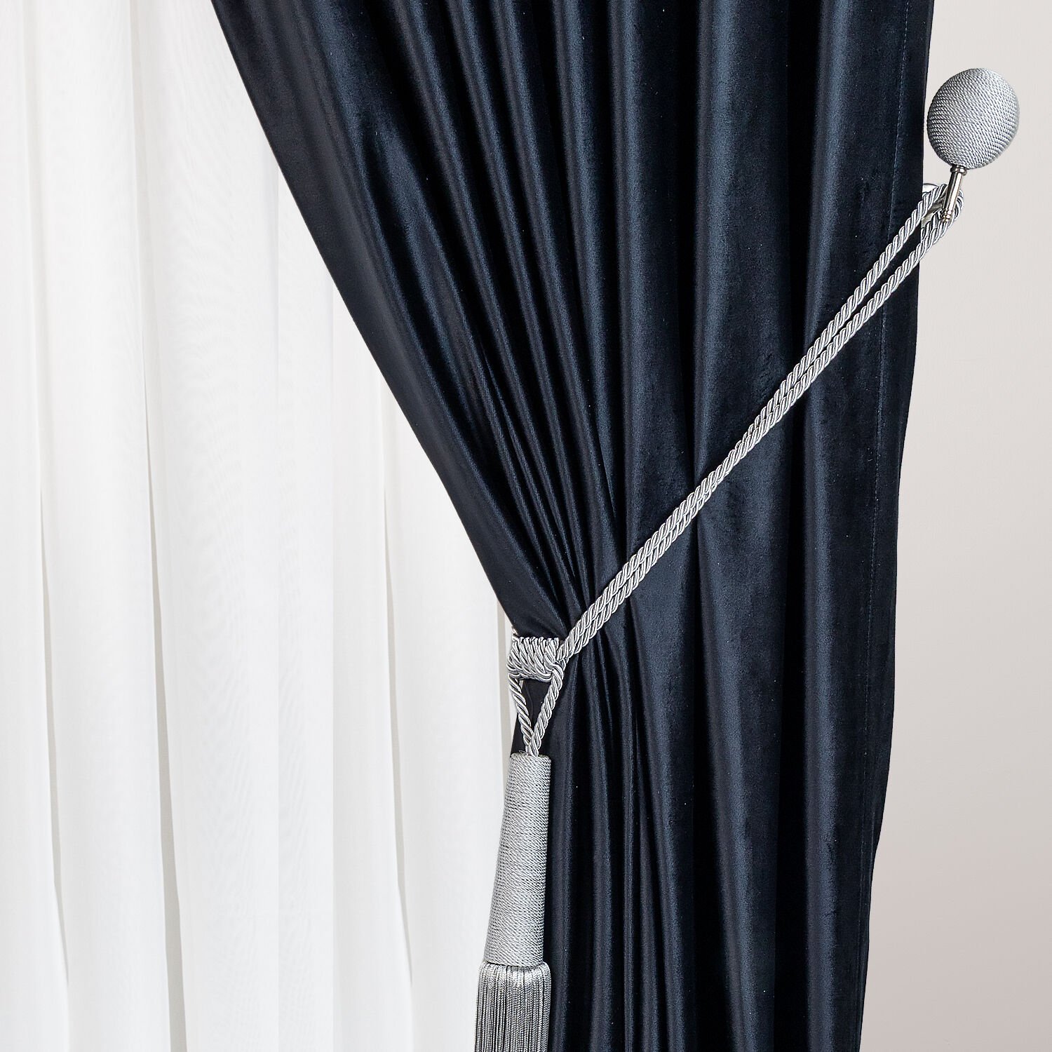 İp Sargı Perde Toplayıcı – Renso Braçol Takım Gümüş