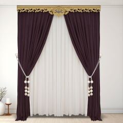 8 Toplu İp Sargı Perde Toplayıcı – Renso Braçol Takım Krem-Nohut