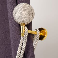 8 Toplu İp Sargı Perde Toplayıcı – Renso Braçol Takım Gold-Krem-Nohut