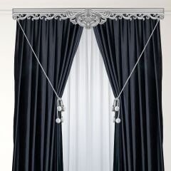 Kornişe Takmalı 4 Toplu İp Sargı Perde Bağı Braçol Perde Aksesuarı