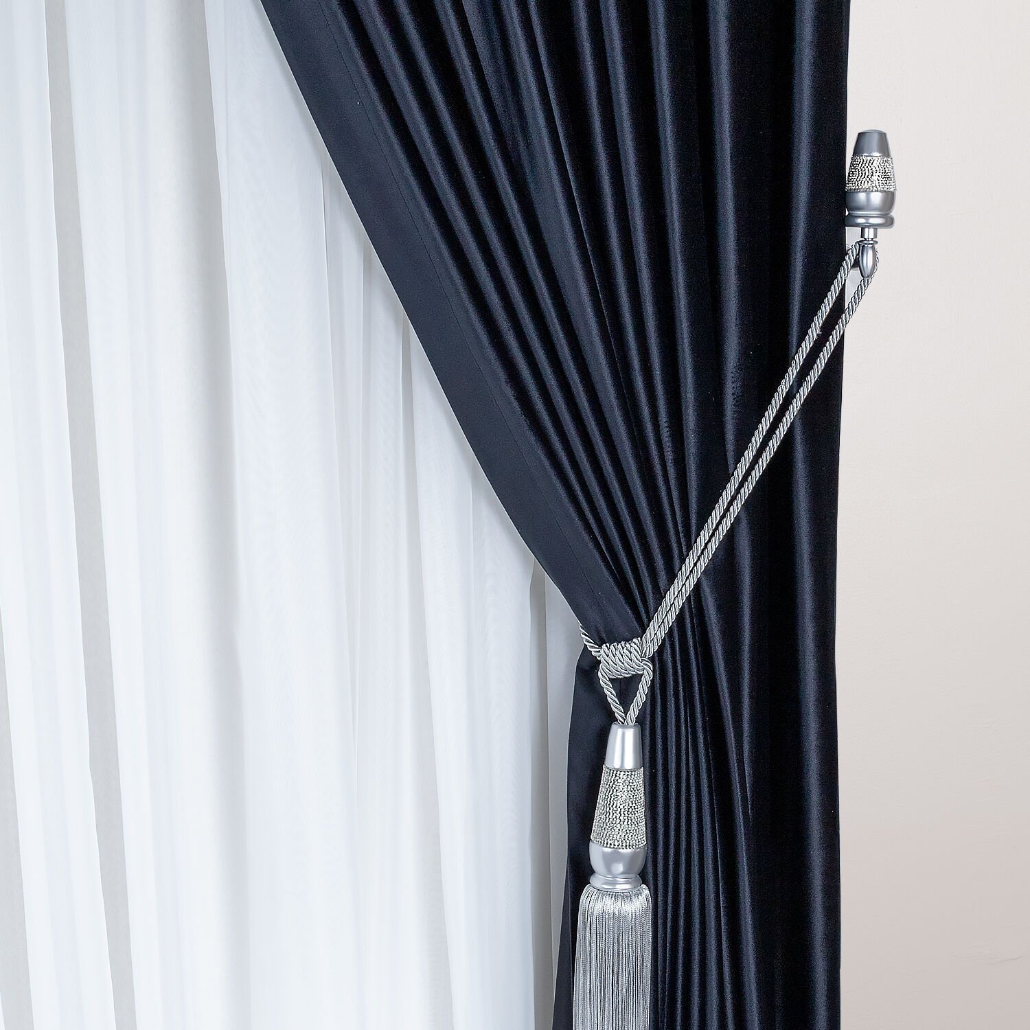 Taşlı Ahşap Perde Toplayıcı – Renso Braçol Takım