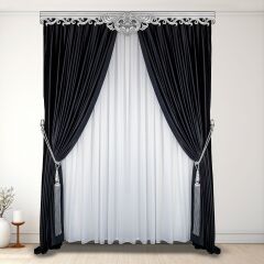 Taşlı Ahşap Perde Toplayıcı – Renso Braçol Takım