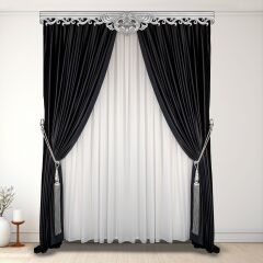 Taşlı Ahşap Perde Toplayıcı – Renso Braçol Takım