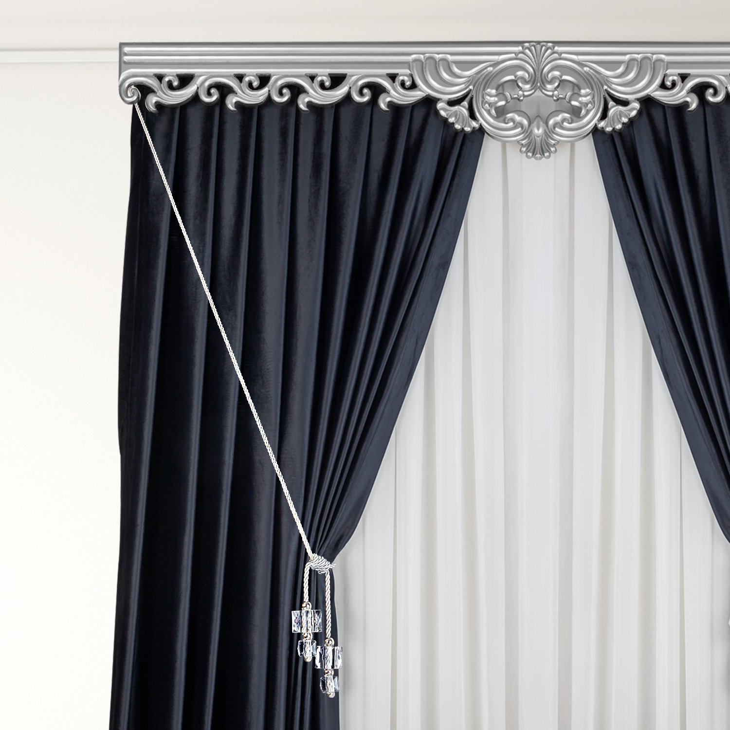 Kornişe Takmalı Perde Bağı Braçol Perde Aksesuarı