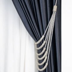 Kornişe Takmalı Swarovski Taşlı Perde Bağı Braçol Perde Aksesuarı