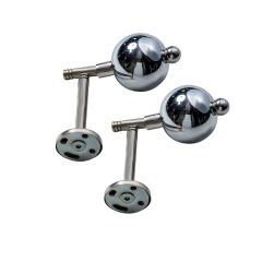 Metal Toplu Perde Toplayıcı – Renso Braçol Takım Gümüş