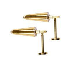 Fon Perde Duvar Bağlama Aparatı (renso) Perde Aksesuarı Altın