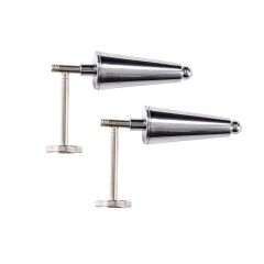 Fon Perde Duvar Bağlama Aparatı (renso) Perde Aksesuarı Gümüş