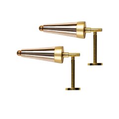 Fon Perde Duvar Bağlama Aparatı (renso) Perde Aksesuarı Altın - Mat