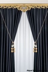 Kornişe Takmalı 6 Toplu İp Sargı Perde Bağı Braçol Perde Aksesuarı