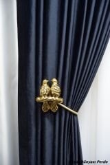 Kuş Detaylı Dekoratif Perde Kol Bağı