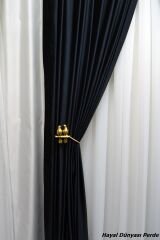 Kuş Detaylı Dekoratif Perde Kol Bağı