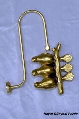 Kuş Detaylı Dekoratif Perde Kol Bağı