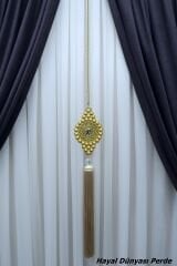 İnci Detaylı Perde Sarkıt Süsü Perde Aksesuarı