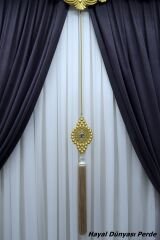 İnci Detaylı Perde Sarkıt Süsü Perde Aksesuarı