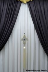 İnci Detaylı Perde Sarkıt Süsü Perde Aksesuarı