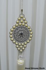 İnci Detaylı Perde Sarkıt Süsü Perde Aksesuarı